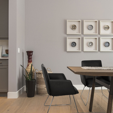 Крісло для відвідувачів DESIGNIA V, штучна шкіра, чорний колір, на коліщатках, hjh OFFICE