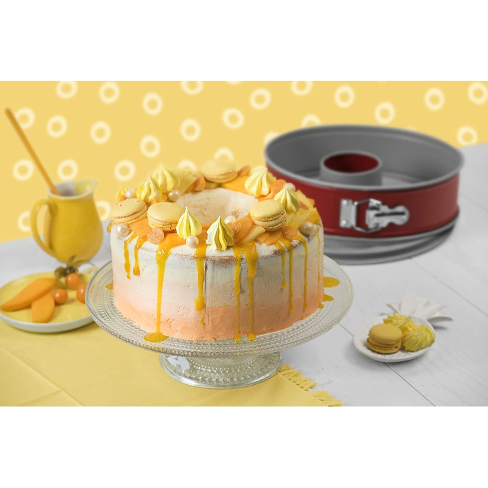 Форма для випічки Kaiser, прямокутна, з кришкою, антипригарна, для тірамісу, з плоским дном, витікання запобігає, легко закривається