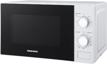 Мікрохвильова піч Daewoo MMF0S20T0W001 Solo / 20 л / 700 Вт / 5 швидкостей / батьківський контроль / білий