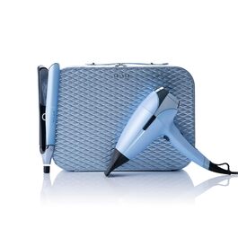 Випрямляч для волосся та фен ghd Chronos & Helios Limited Edition Deluxe в кольорі Icy Blue