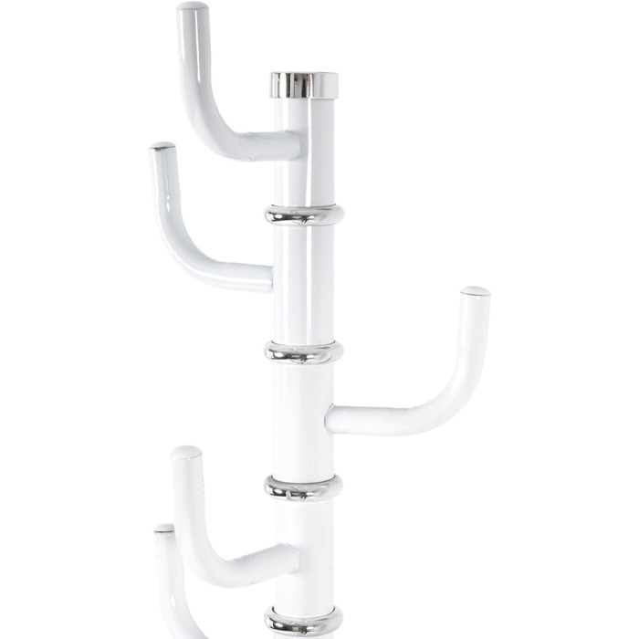 Вішалка для одягу HAKU Möbel, білий колір, метал, сучасний стиль, 170x29 см