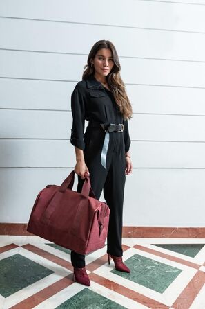 Сумка-органайзер Reisenthel Allrounder L Twist Maroon – універсальна для подорожей, роботи та відпочинку