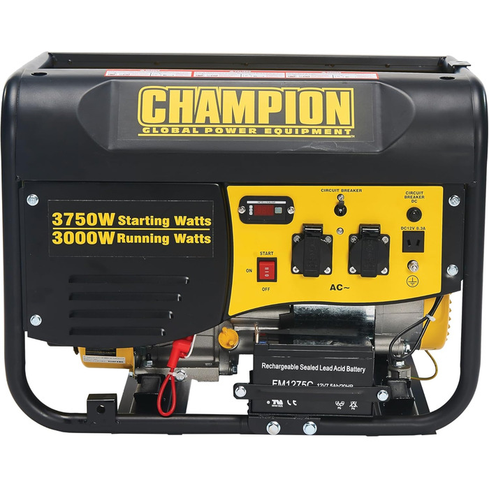 Генератор Champion Power Equipment Mighty Atom 9200i-EU (3500 Вт, бензин, інверторний) – для кемпінгу та відпочинку на природі