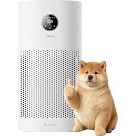 Повітряний фільтр з підтримкою Matter, сумісний з Apple Home, Alexa, Google Home, Home Assistant, HEPA фільтр H13, миючий попередній фільтр, функція ароматерапії, еко-режим для 62м² та 83м²