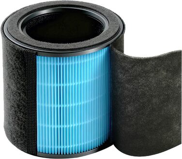 Повітряний фільтр DR.PREPARE для алергіків, тихий, енергоефективний, HEPA фільтр, видаляє 99,97% цвілі та пилу, миючий попередній фільтр, 15dB, режим сну, для спальні, офісу