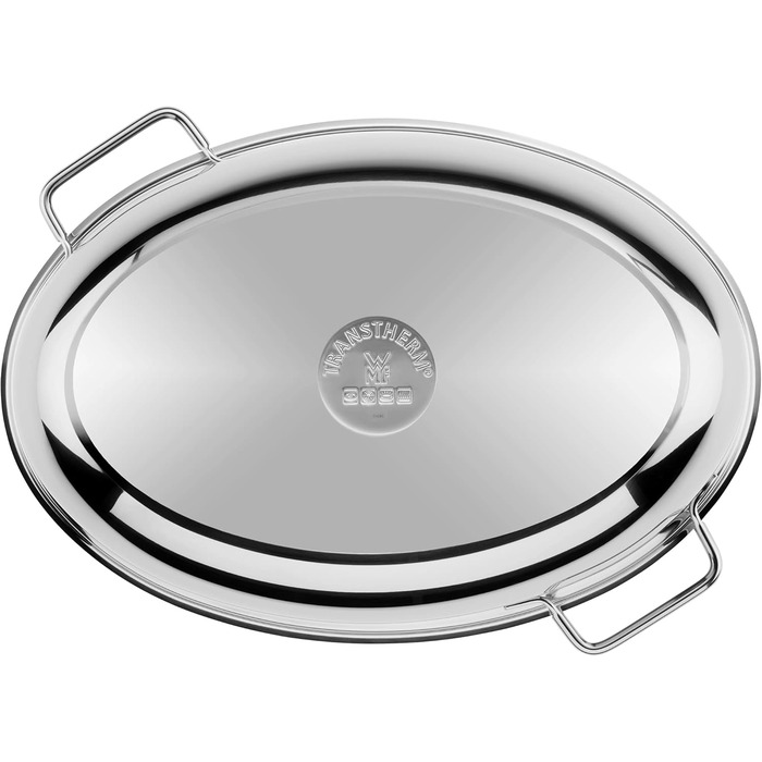 Братер WMF з кришкою, 8,5л, для індукції, Cromargan нержавіюча сталь, з термометром, 41x28,5x18см