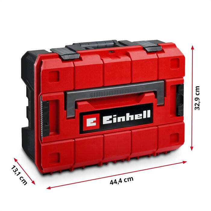 Einhell E-CASE 80: Набір інструментів в кейсі (80 предметів) для дому, майстерні, в дорозі - міцний пластиковий кейс