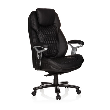 Крісло для шеф-кухаря XXL PULLMANN, штучна шкіра, чорне, hjh OFFICE