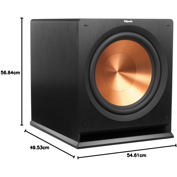 Сабвуфер Klipsch R-112SW 118 дБ на виході Чорний (R-115 SW, одинарний)