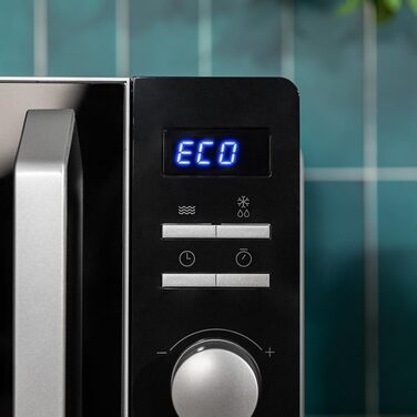 Мікрохвильова піч Cecotec Proclean 5010 Inverter 19 л, 700 Вт, 5 режимів, LED-дисплей, 8 програм, чорна, цифрова, для розморожування, підігріву і приготування