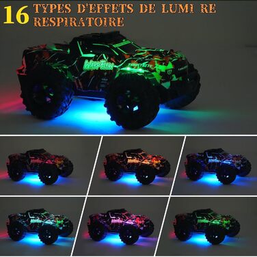 RC Автомобіль 1:18 Gelb - Швидкісний позашляховик 2.4GHz з LED, 25 км/год, 2 акумулятори для хлопчиків від 3 років