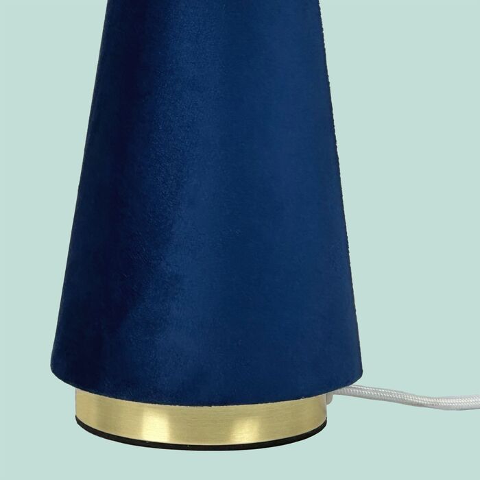 Лампа настільна Relaxdays з абажуром з оксамиту