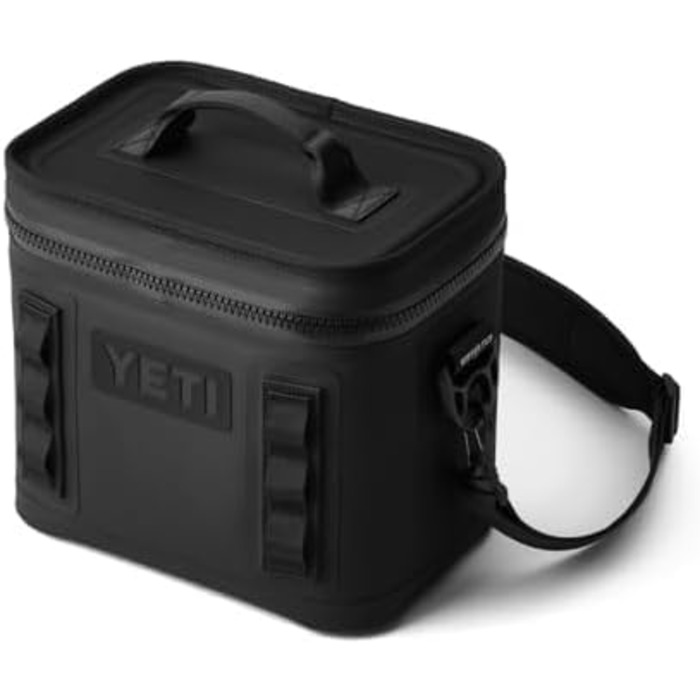 Сумка-холодильник YETI Hopper Flip 8, чорна: портативна, ізольована, рюкзак