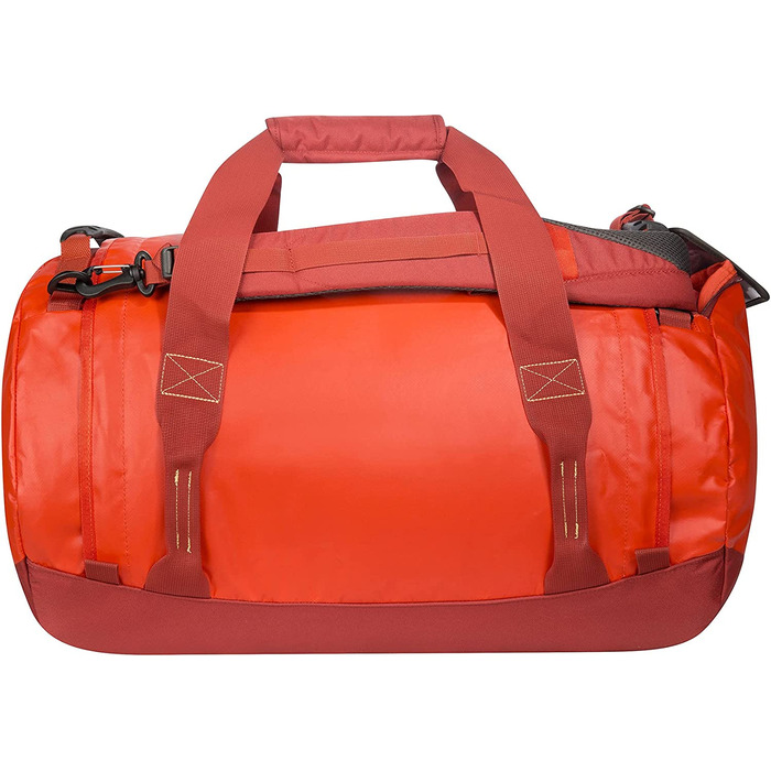 Дорожня сумка Tatonka Barrel S-45-літрова водонепроникна сумка з брезенту для вантажівки з функцією рюкзака і великим отвором на блискавці-Сумка для рюкзака-унісекс (червоний помаранчевий)