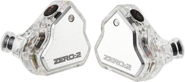 Гц x Crinacle Zero 2 IEM, 10 мм драйвер, дротовий, ігровий, кабель OFC (сріблястий), 7