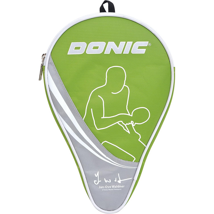 Сенсаційна лінійка ракеток для настільного тенісу Donic-черепаха, ручка ASG, губка 1,8 мм, авангардне покриття ITTF, 734403 (Один розмір підходить всім, комплект з чохлом для ракетки для настільного тенісу)