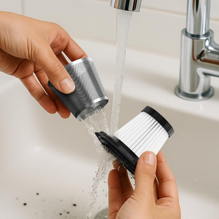 Акумуляторний ручний пилосос Mastergrip 2-в-1 з функцією обдува, потужність 80000 RPM, мийний HEPA-фільтр для авто та дому