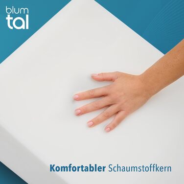 Ортопедична подушка для ніг Blumtal - регульована висота, проти набряків ніг, для дорослих, знімний чохол, білий/сірий