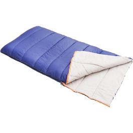 Прямокутний спальний мішок для холодної погоди, кемпінгу та походів, легкий, синій