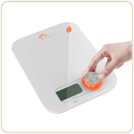 Кухонні ваги без батарейок, Екологічні завдяки Little Balance, Регулятор, 5 кг, Помаранчевий, 8346 Kinetic Flower Orange
