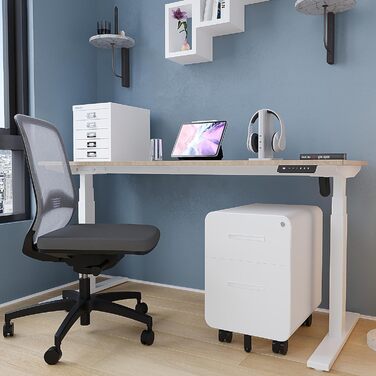 Роликовий контейнер BISLEY EasyRoll з 1 шухлядою та відділенням для документів, 500x400x500 мм (білий)