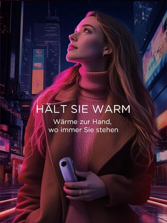 Електричні грілки для рук Funme® 10000mAh (2 шт.) з подарунковою коробкою. USB Powerbank, багаторазові, до 60°C, для жінок, ідеальні для активного відпочинку. OT95 (фіолетове золото)