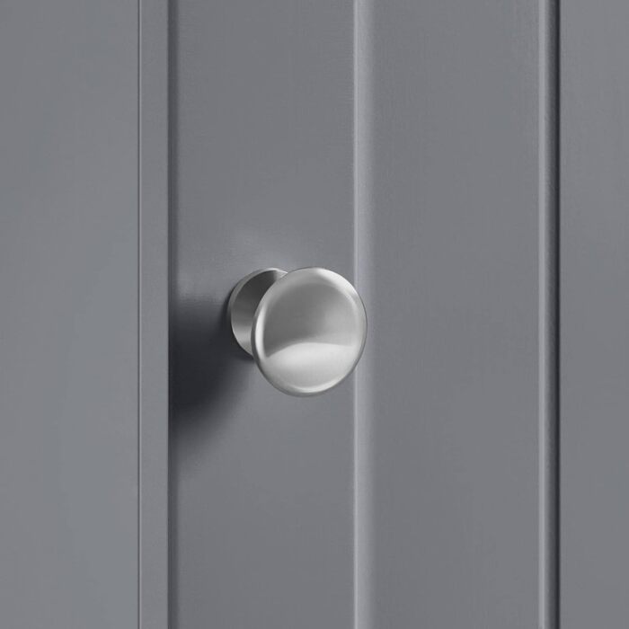 Настінний шкаф Yaheetech з однією дверцятами: для ванної, кухні, медичний, білий, 35x21x55 см