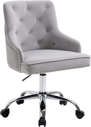 Крісло Fiximaster для офісу та дому: обертове, з регулюванням висоти, на коліщатках, сіре, до 135 кг