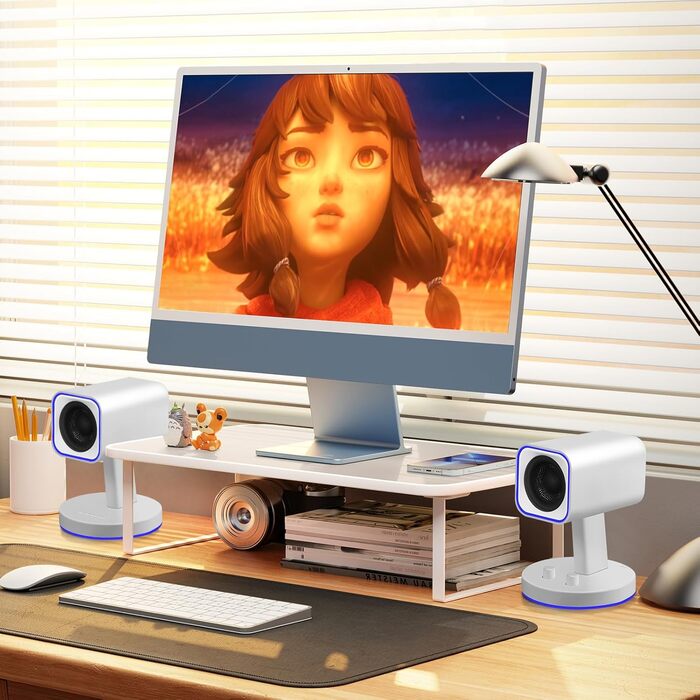 Комп'ютерні ігрові колонки Sanyun SW209 36W з RGB-підсвічуванням, Bluetooth 5.2, USB/AUX, 3 режими EQ (Ігри/Фільми/Музика)