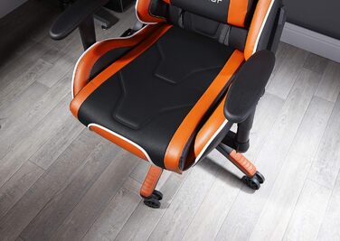 Ігрове крісло Rocker Agility Ergo Gaming поворотне помаранчево-чорне