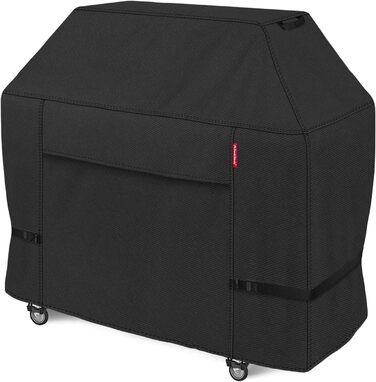 Чохол для газового гриля Porch Shield 147x61x117 см, водонепроникний, світлостійкий, 600D, для Weber, Brinkmann, Char-Broil, чорний