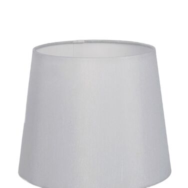 Лампа для столу Relaxdays з кришталевою основою та тканинним абажуром