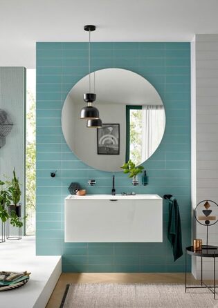 Тримач для рушників Emco Round двосторонній настінний, металевий, для двох рушників, настінний