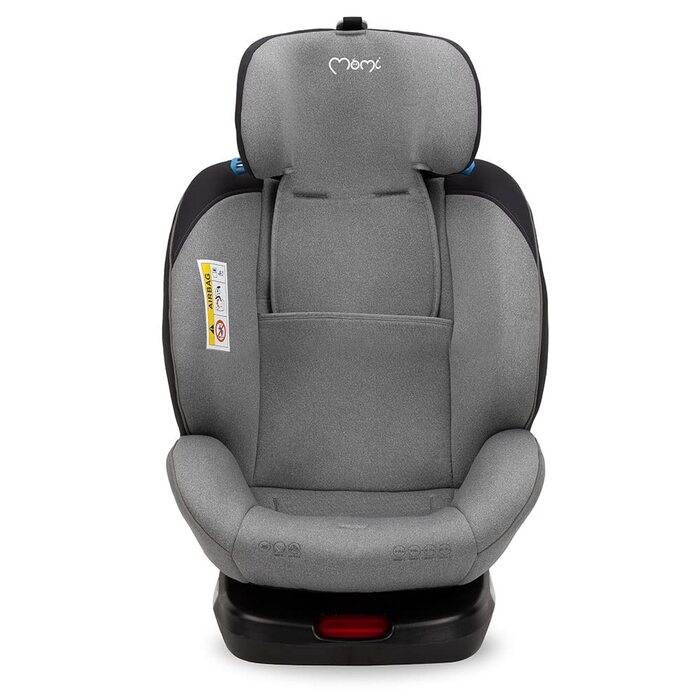 Автокрісло MoMi TORDI 0-12 років (група 0-3, 3-36 кг), поворотне, ISOFIX, Top-Tether, Grey