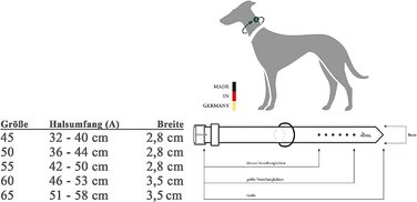 Нашийник для собак Hunter SOFTIE STONE зі штучної шкіри з аплікаціями, простий у догляді, (45 (S-M), червоний)