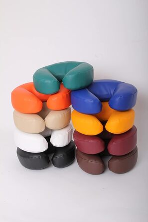 Подушка для масажного столу з екошкіри, блакитний колір