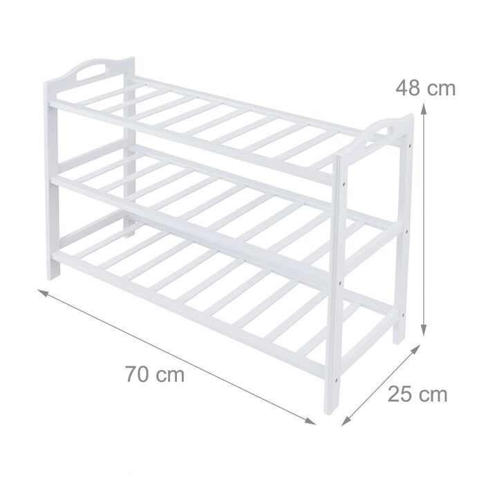 Стелаж для взуття Relaxdays з бамбука