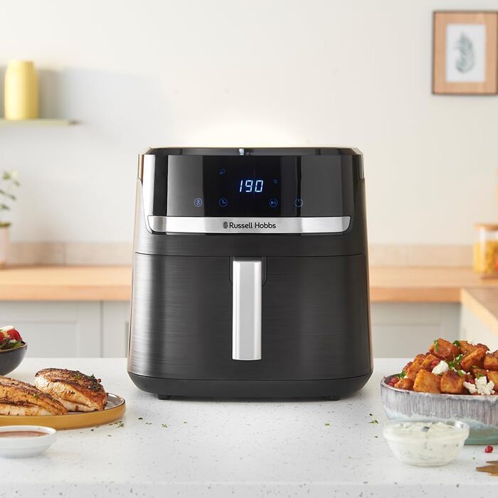 Фритюрниця Russell Hobbs SatisFry XXL 8.3л Rapid AirFryer з Rapid Air, 9 програм, сенсорний екран, гриль, піч, без олії, для піци 26см