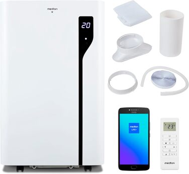 Мобільний кондиціонер MEDION P901, 9000 BTU, 3в1, додаток і голосове керування, до 32 м, MD 37732