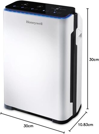 Повітряочисник Honeywell Premium з True HEPA фільтром, датчиком якості повітря, 4-ступенева фільтрація, CADR 204 м³/год, HPA710WE
