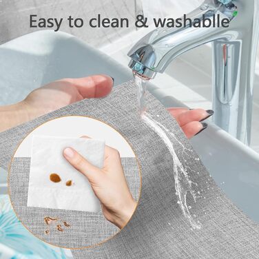 Набір тканинних серветок DACHUI (8 шт.) - сірий, водонепроникні, стійкі до високих температур, миючі, довговічні