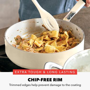 Набір посуду GreenPan x Bobby Flay 13 предметів: професійний алюміній, антипригарне покриття Ceramic, індукційний, безпечний для здоров'я