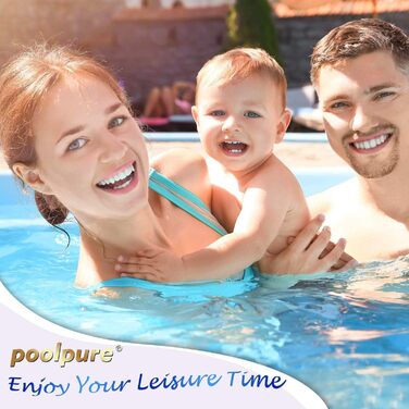POOLPURE робот-пилосос для басейну, подвійний мотор, подвійний Hall-датчик, LED-дисплей, автоматичне паркування, водонепроникний IPX8, бездротовий, 35 дюймів, 2 шт.