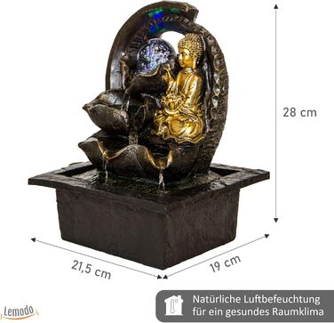 Фонтанчик для дому Lemodo Zimmerbrunnen Buddha (Мотив Дзян)