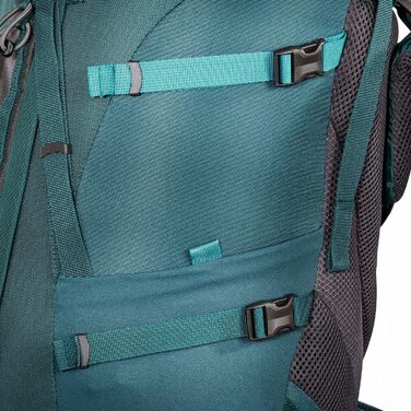 Туристичний рюкзак Tatonka Norix 44 Women - Жіночий легкий рюкзак з, фронтальним доступом, регульованою системою спинки, нижнім відділенням і дощовиком - 44 літри - 66 x 27 x 18 см Бірюзово-зелений