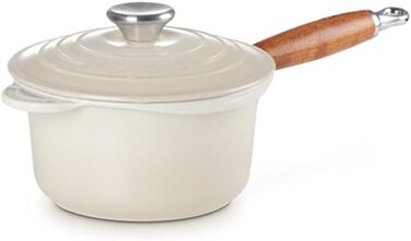Форма для випічки Le Creuset Profitopf з дерев'яним ручками, 18 см, білий колір меренги