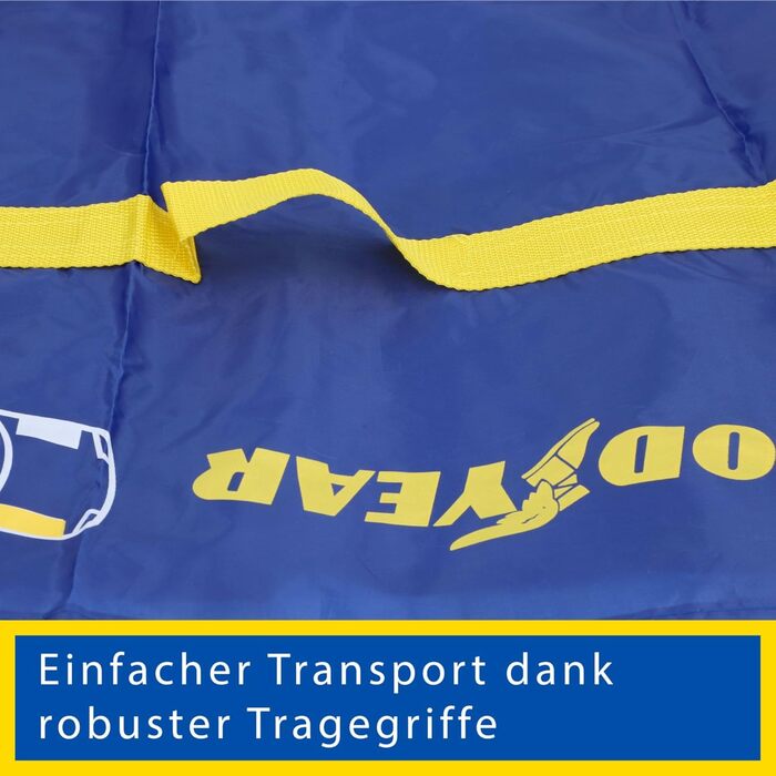 Чохли для шин Goodyear з 600D поліестеру, 4 шт. (блакитні) - захист від УФ, водовідштовхування