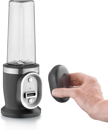 CASO Click & Mix - бездротовий ручний міксер, акумуляторний, для змішування, замішування тіста, збивання, 8 режимів швидкості (600-1200 об/хв), бездротовий міксер