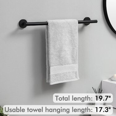 Тримач для рушників KES, стійка для рушників, нержавіюча сталь SUS304, настінний, органайзер, 70 см, шліфований, A2000S70B-2