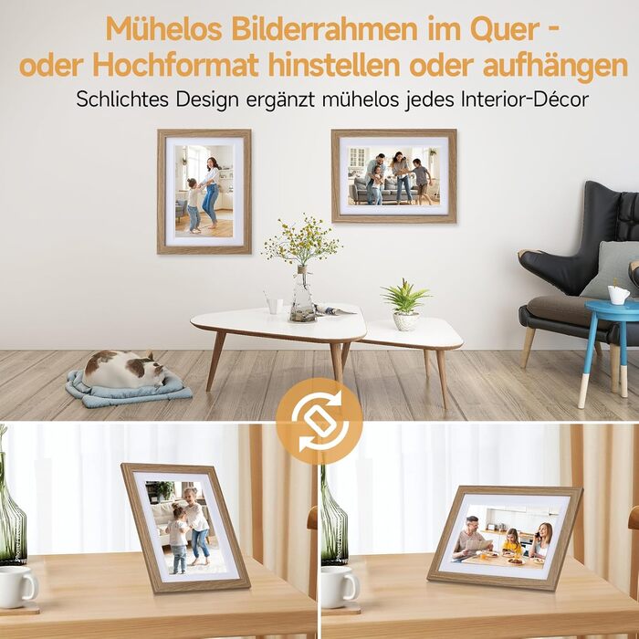 Роллеї Smart Frame WiFi 1010: Цифровий фоторубіж з Wi-Fi, 10,1